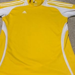 Adidas women’s yellow jersey